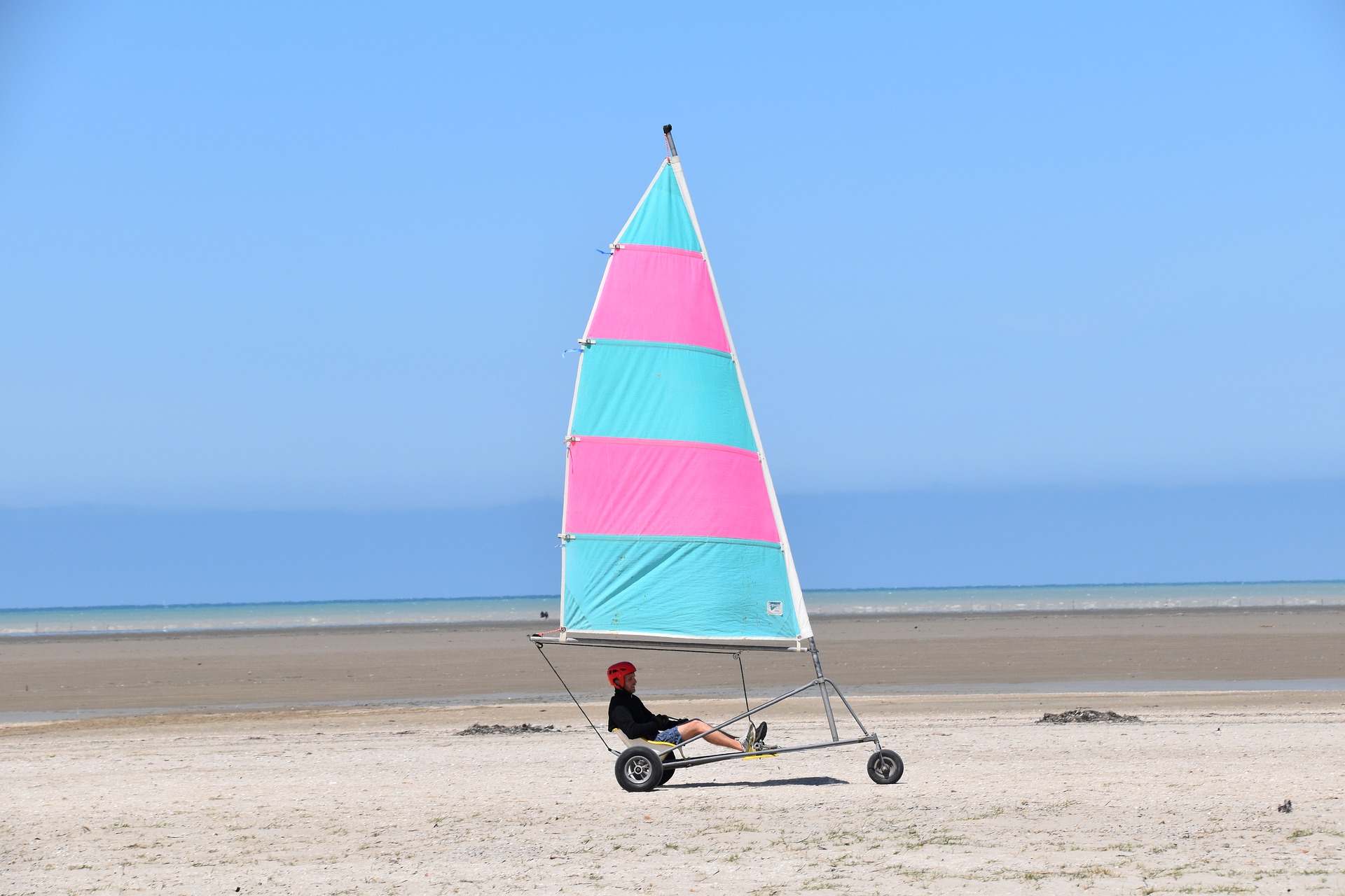 ACTIVITE DE CHAR A VOILE SUR LES PLAGES ADAPTEE A DIFFERENTES AUTONOMIE